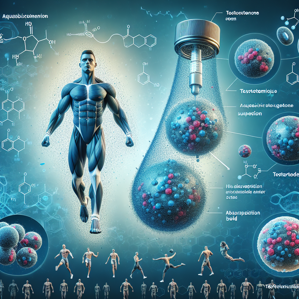 Aqueous testosterone suspension: action mechanism and implications for athletes
