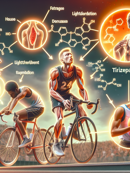 Tirzepatide's side effects in sports context