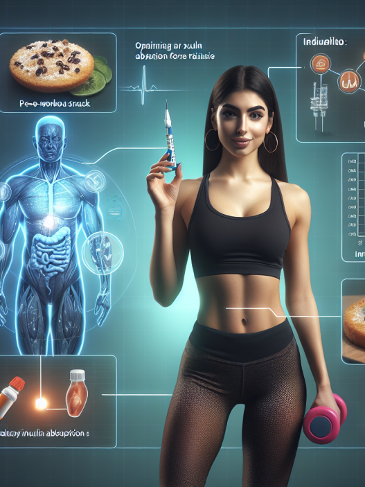 Optimizing insulin absorption before training