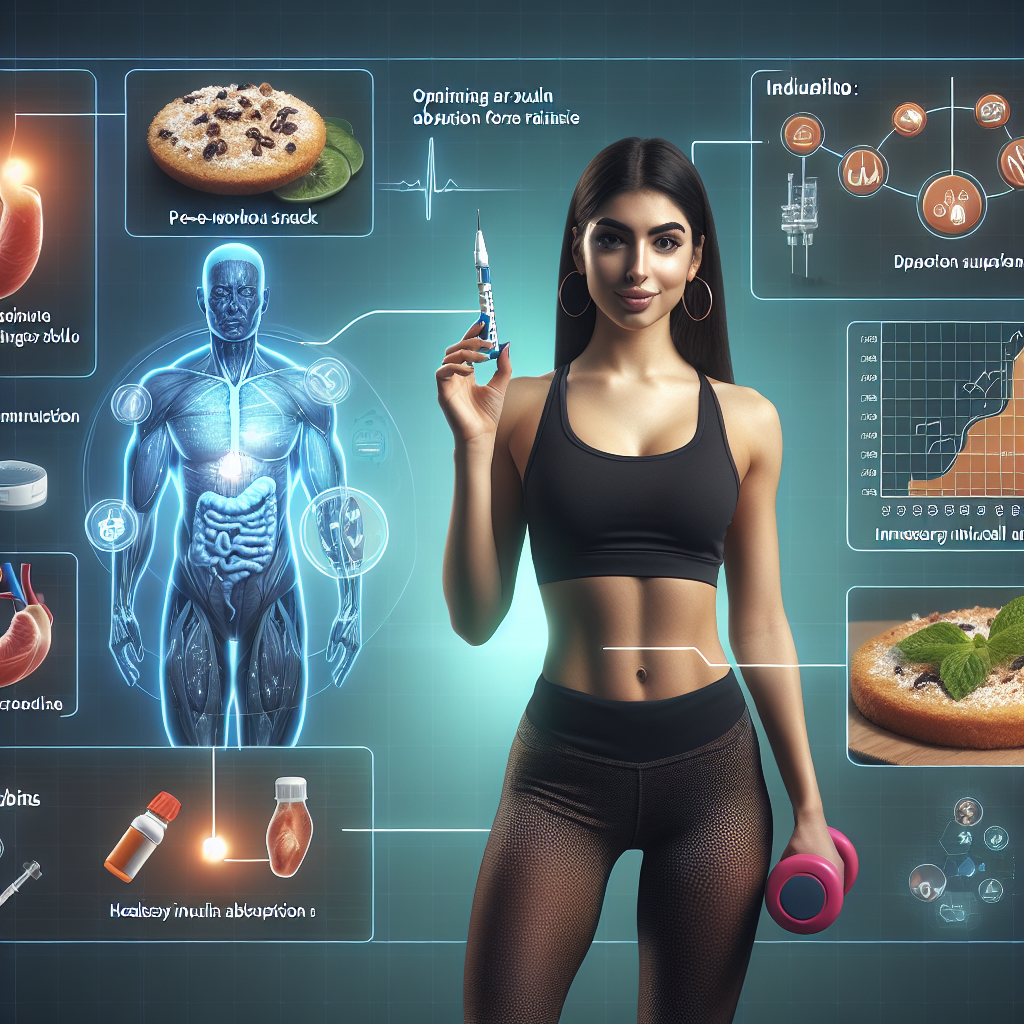 Optimizing insulin absorption before training