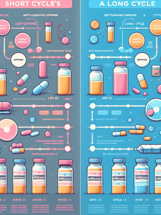Duration of methandienone compresse cycles: short vs long