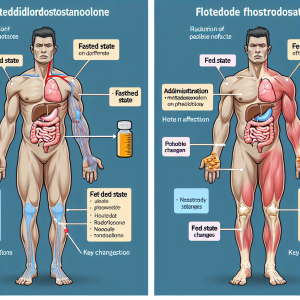 Fasted vs fed state administration of metildrostanolone