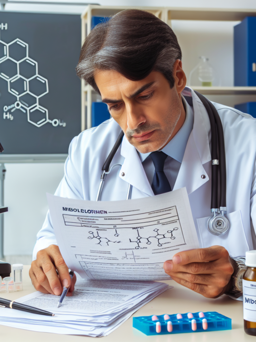 Interpreting lab results while on mibolerone