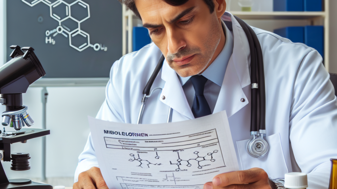 Interpreting lab results while on mibolerone