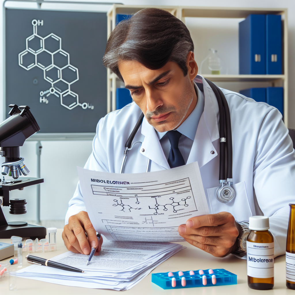 Interpreting lab results while on mibolerone