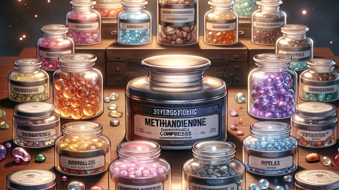 Synergistic compounds for methandienone compresse