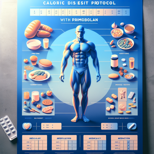 Caloric deficit protocol with primobolan