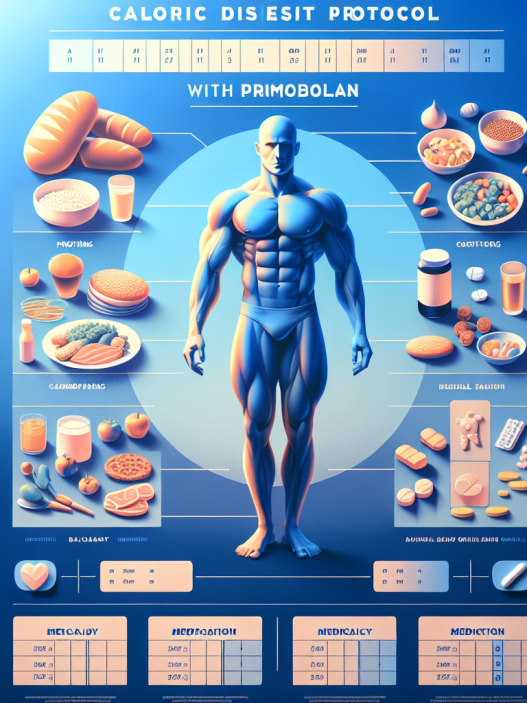 Caloric deficit protocol with primobolan
