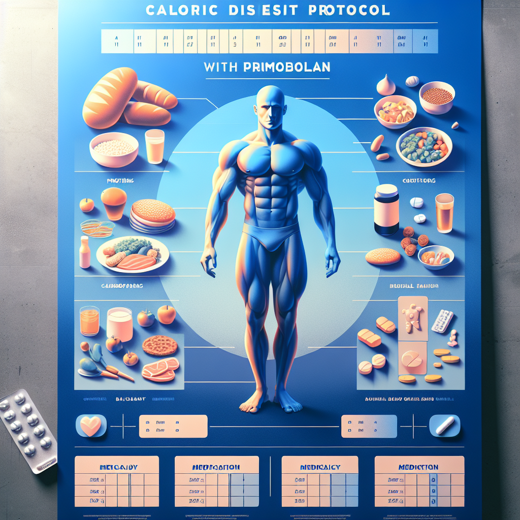 Caloric deficit protocol with primobolan