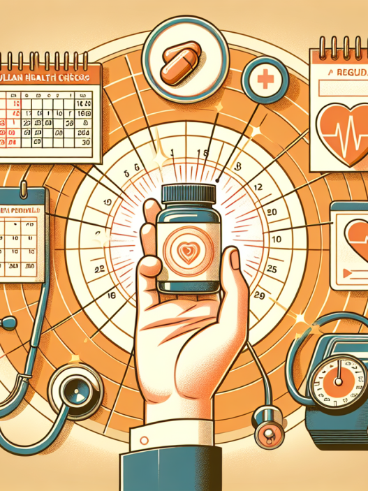 Frequency of health checks during trenbolone compresse