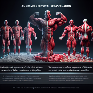 Hardening effect of halotestin on muscles