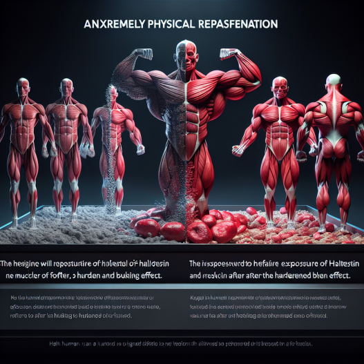Hardening effect of halotestin on muscles