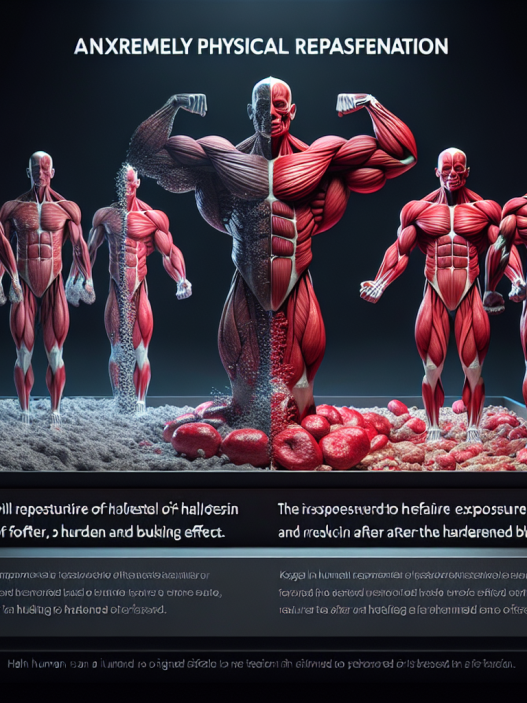 Hardening effect of halotestin on muscles