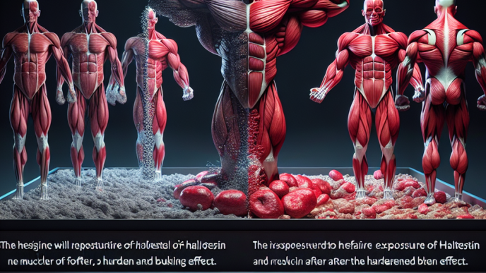 Hardening effect of halotestin on muscles