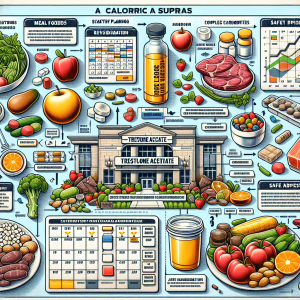 Caloric surplus strategy with trestolone acetato