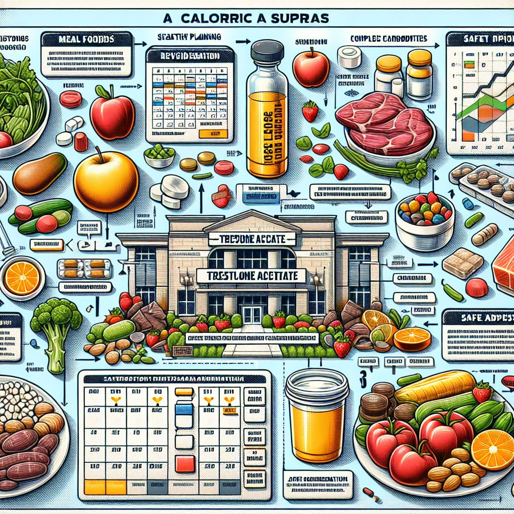 Caloric surplus strategy with trestolone acetato